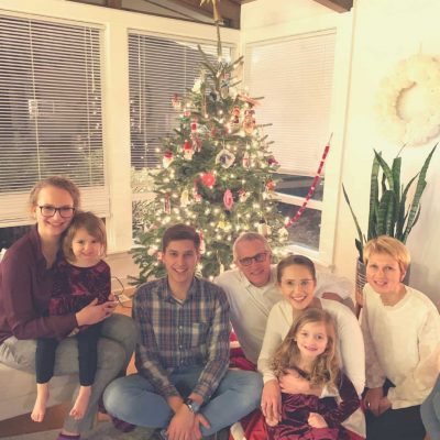 Au Pair Theresa's family visited the USA during Christmas 2018