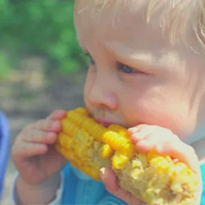 child eating