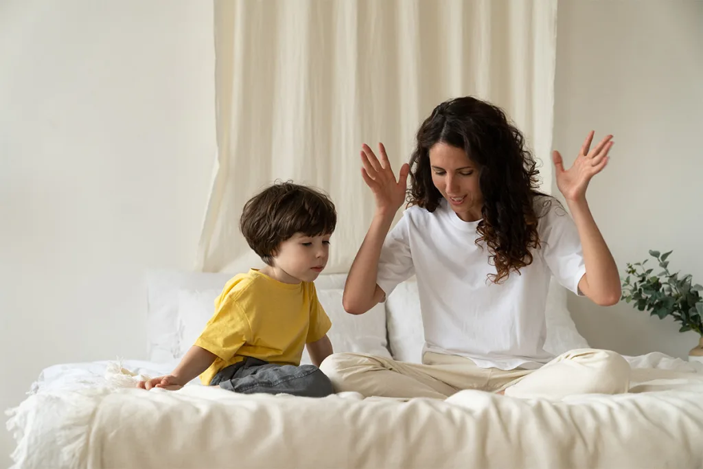 Au Pair telling a South African folktale