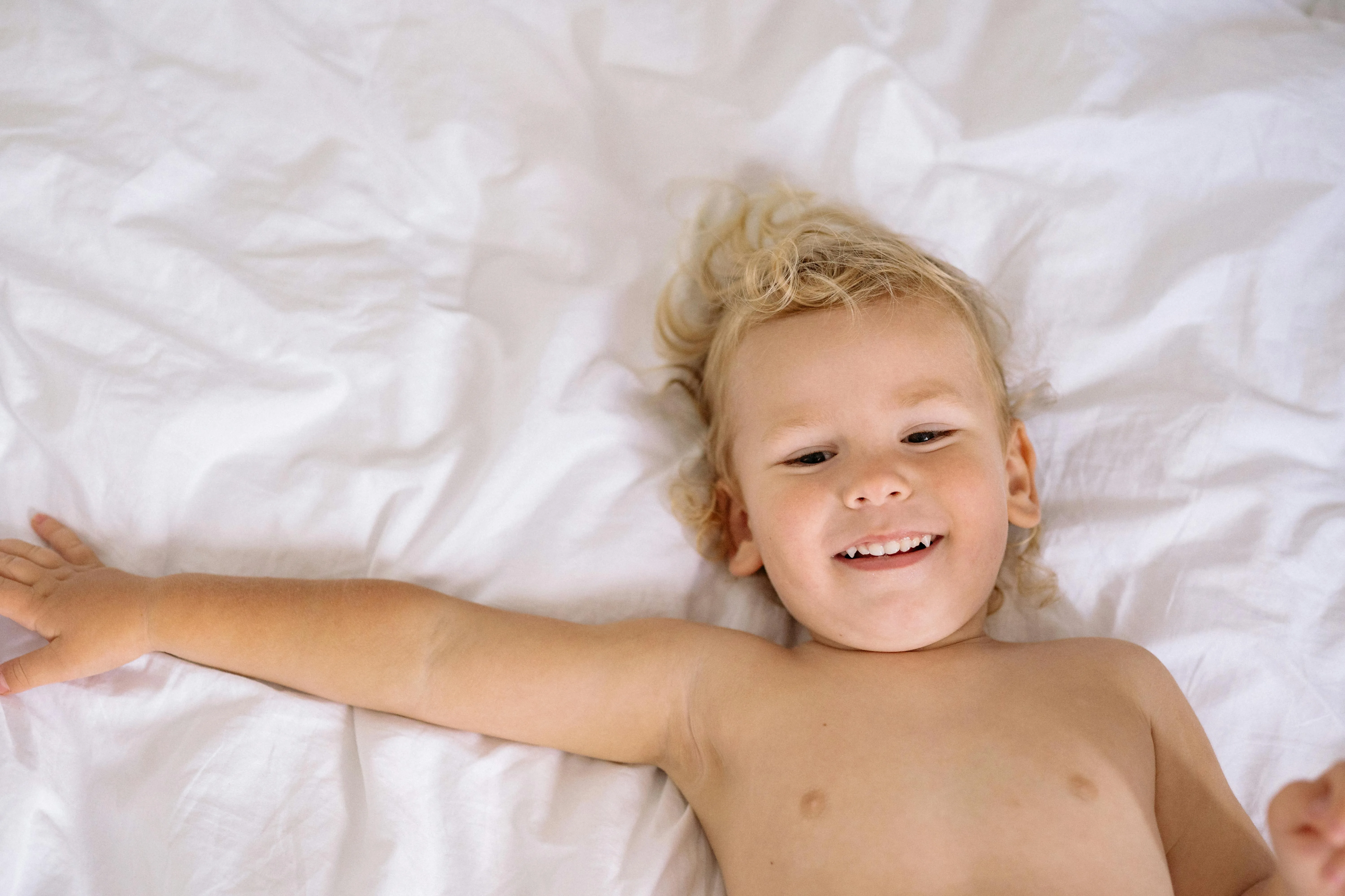 Toddler transitioned from a crib to bed