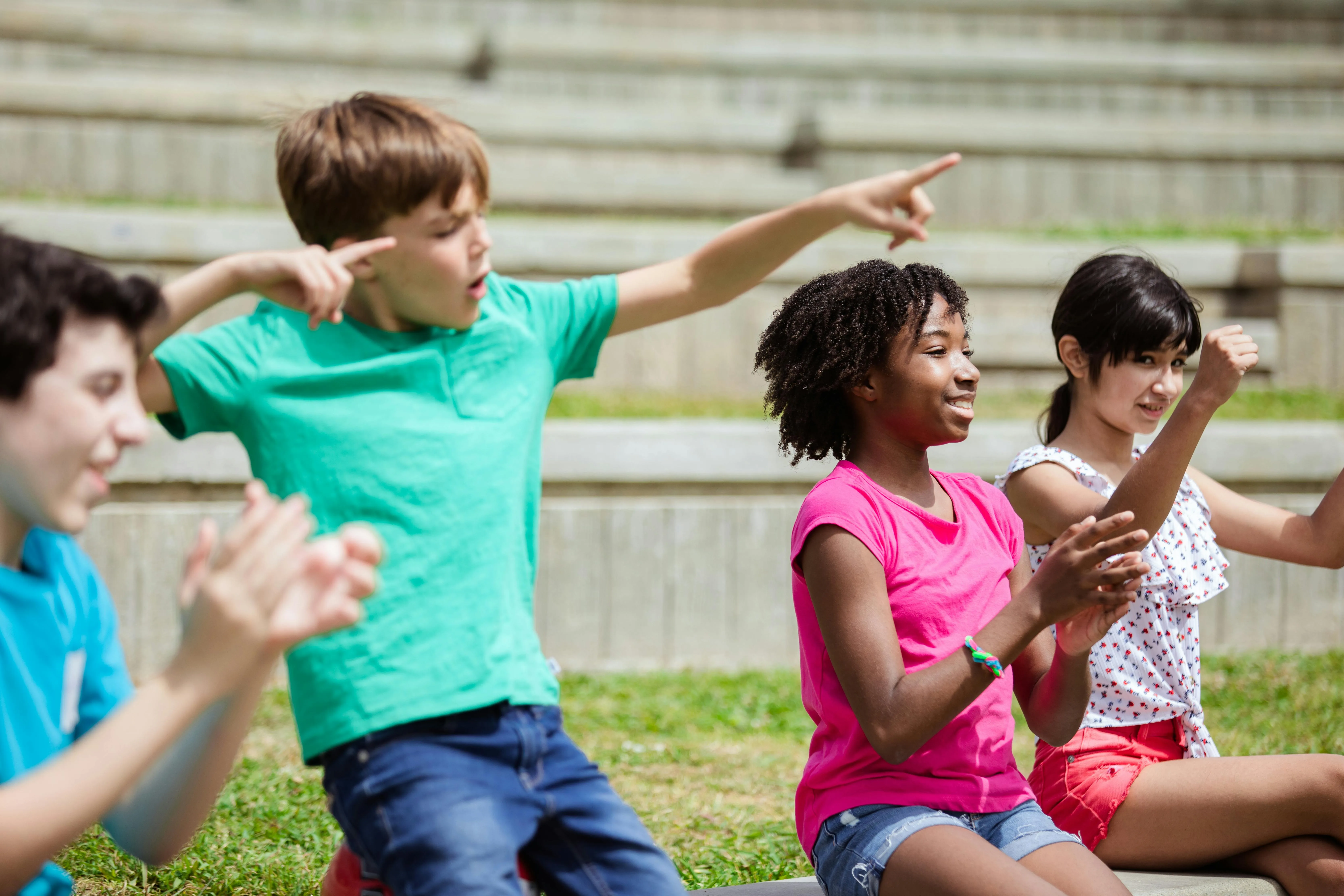 Kids laughing at would you rather questions