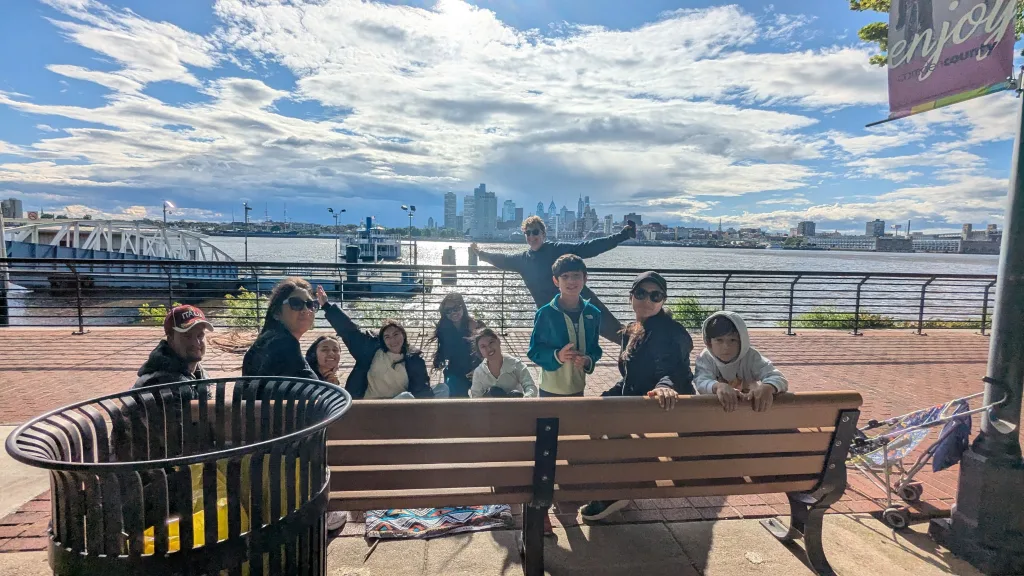 Au Pairs from Philadelphia, PA took a ferry to visit New Jersey