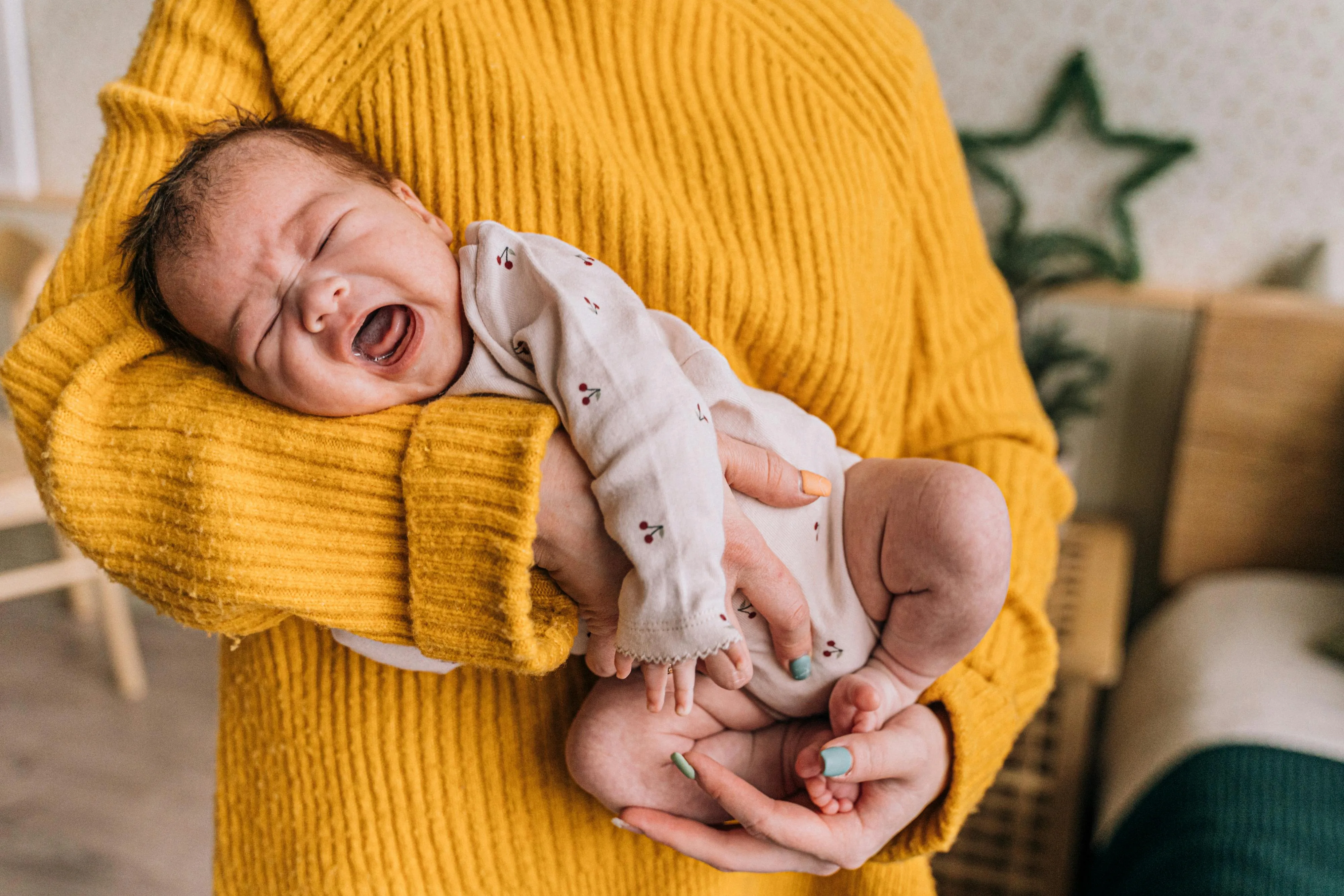 Au Pair holding a baby