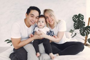 Parents and child